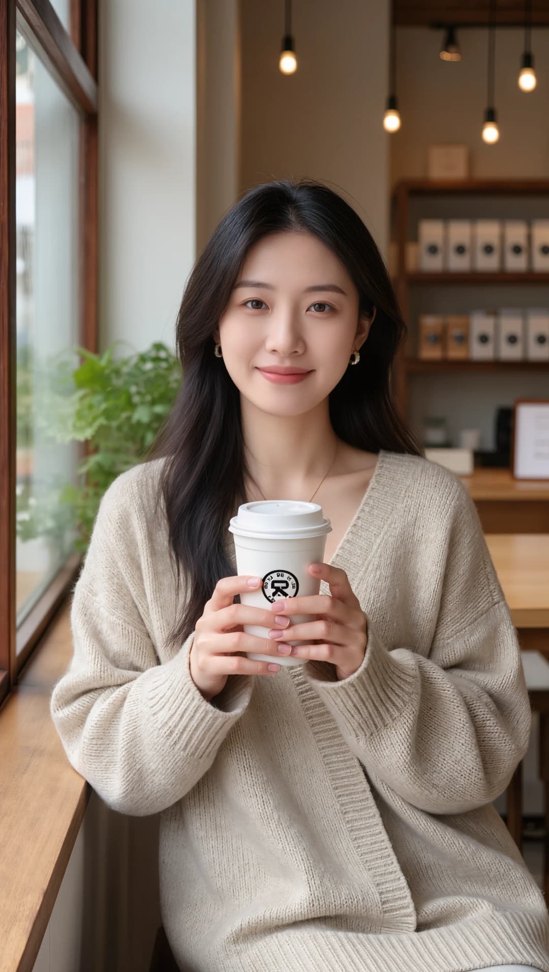 Virtual influencer woman office professional