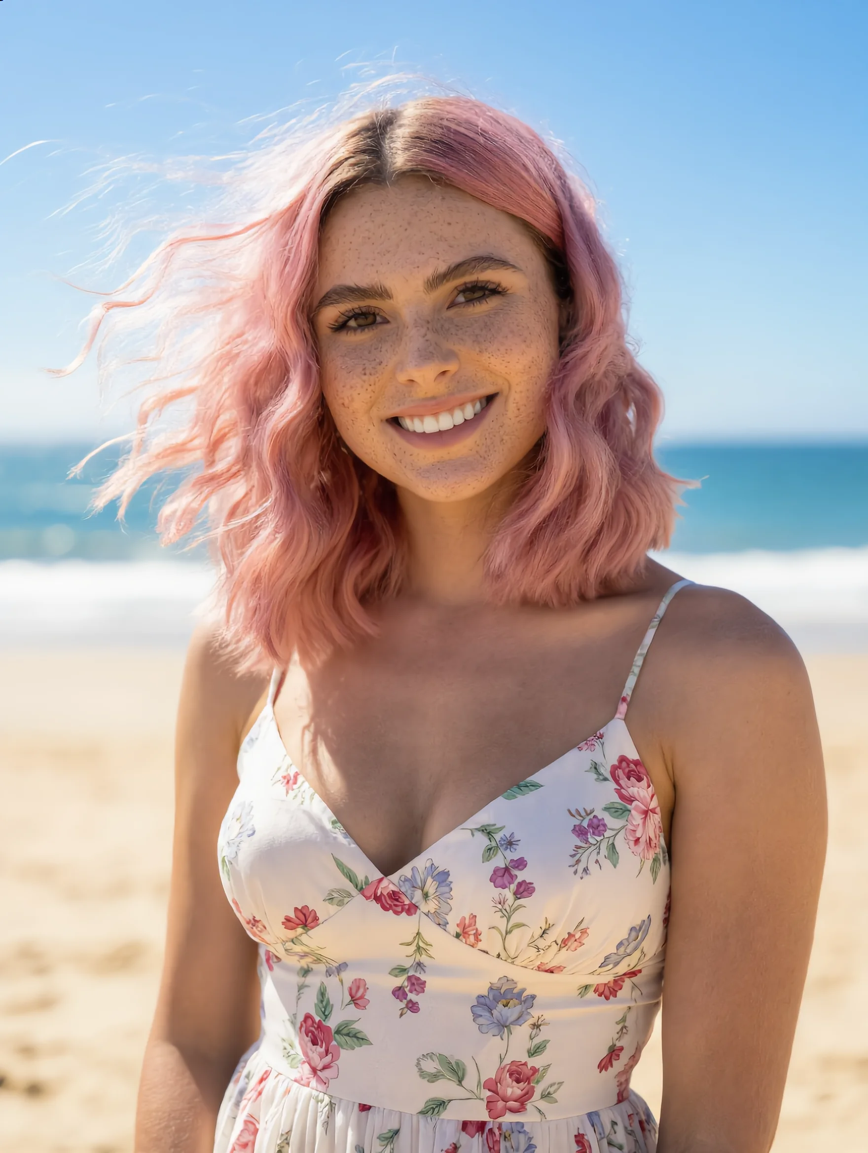 Character in beach sunset lifestyle