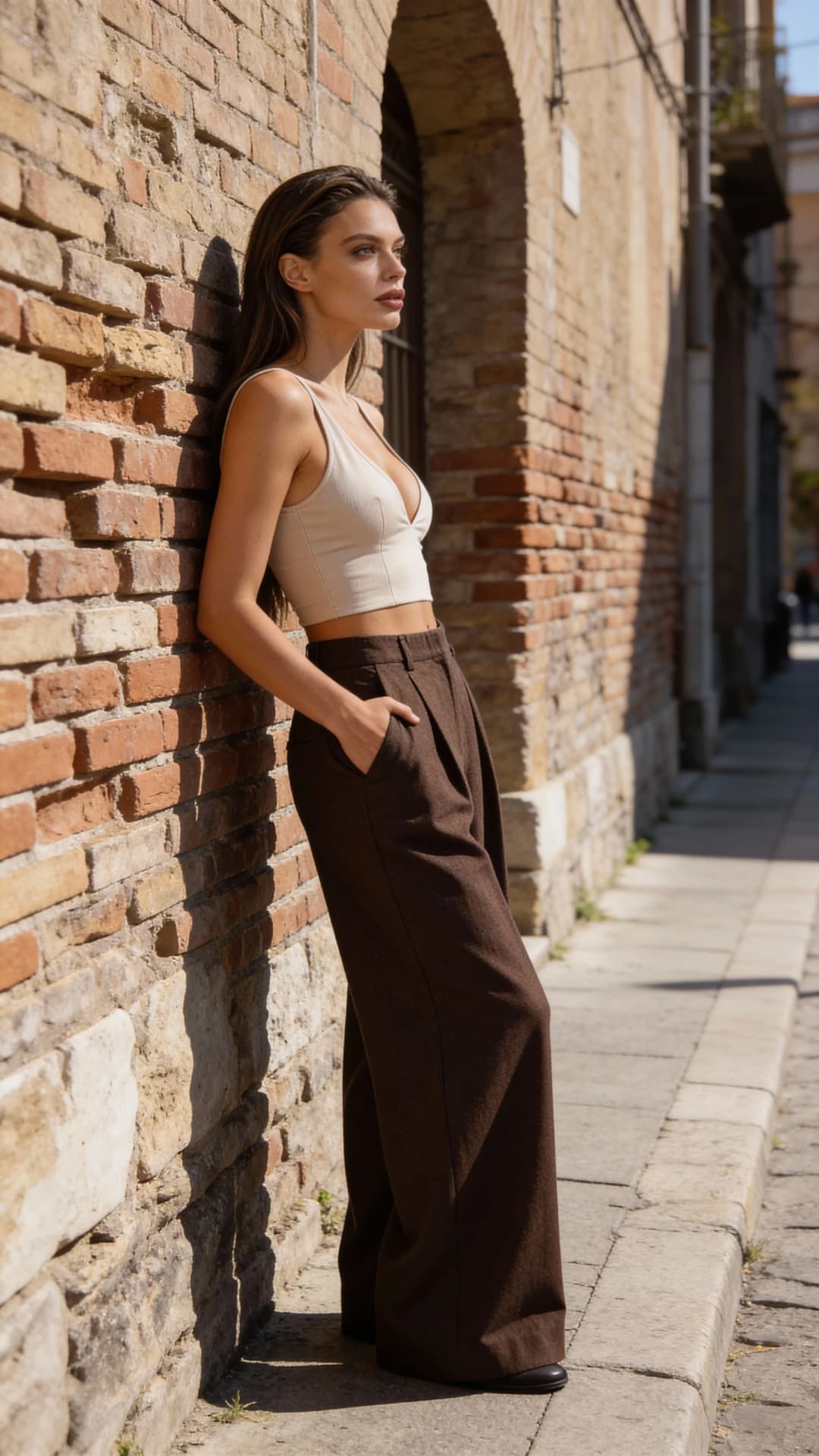 Virtual influencer woman office professional