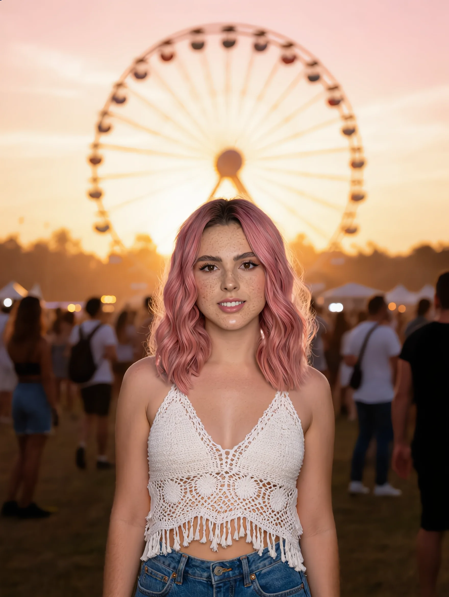 Character in gym fitness workout